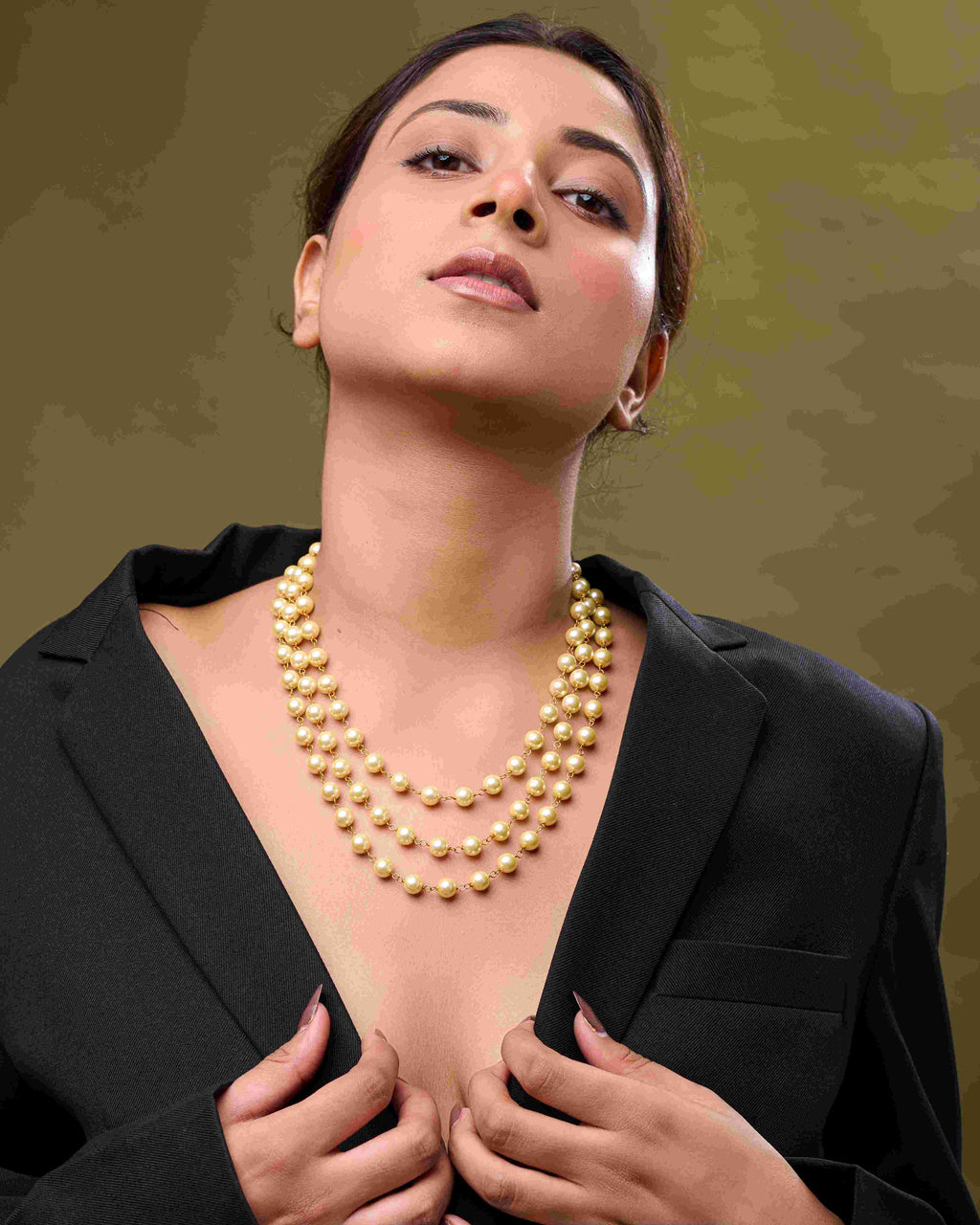 Trinity Pearl Necklace