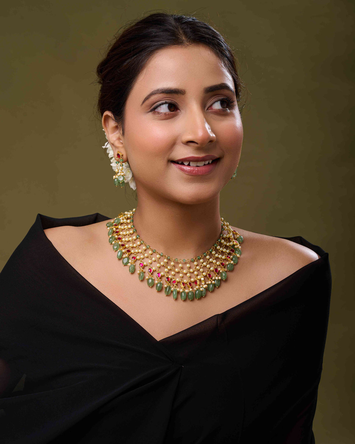 Rajwada Jali Necklace Set