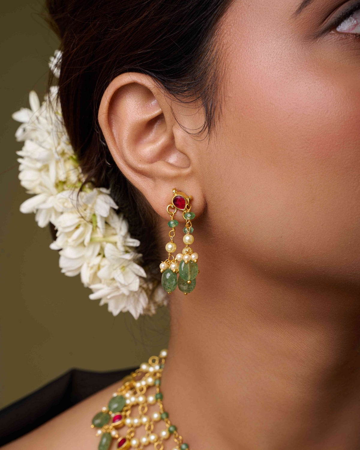 Rajwada Jali Necklace Set