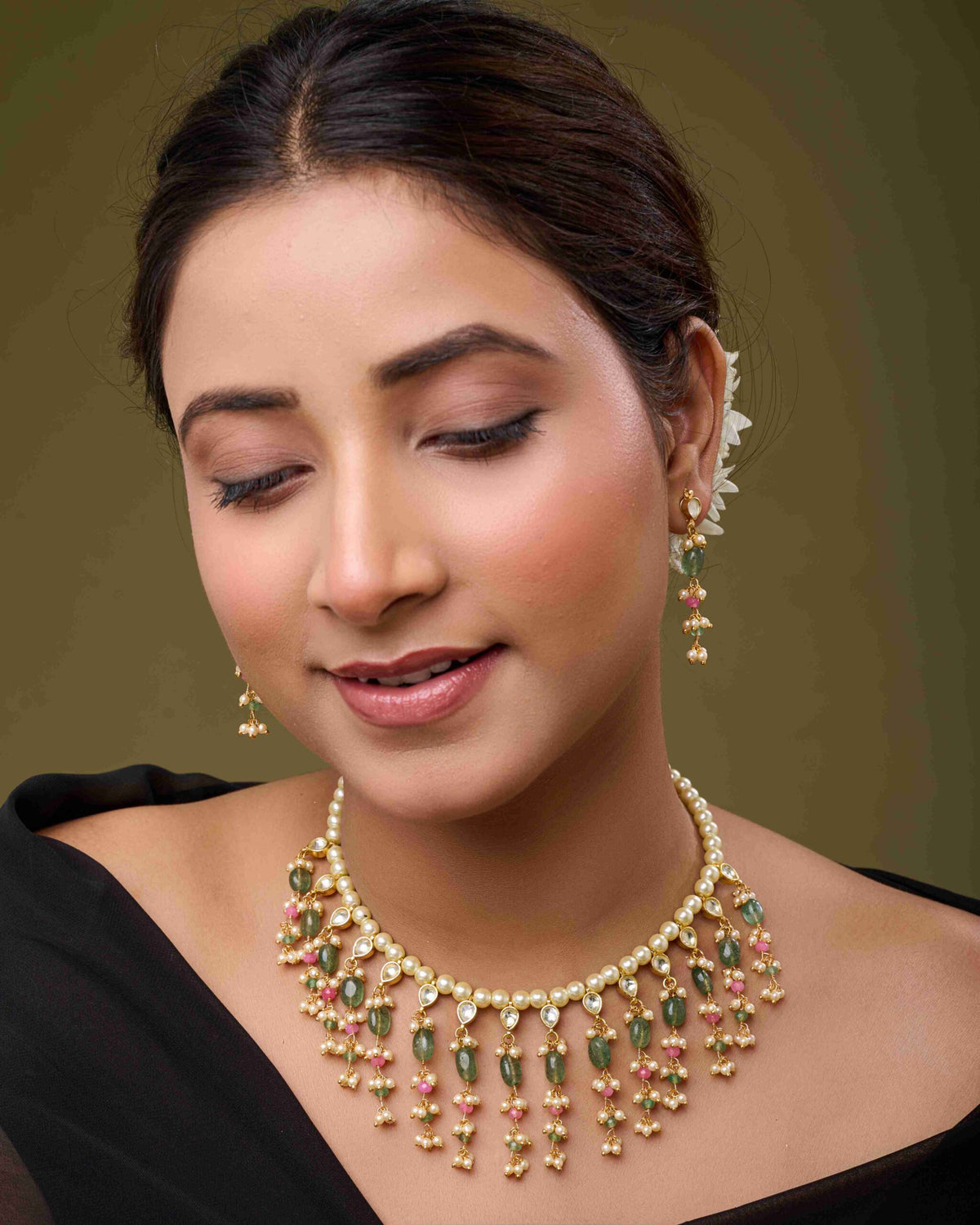Rani Gulratna Necklace Set