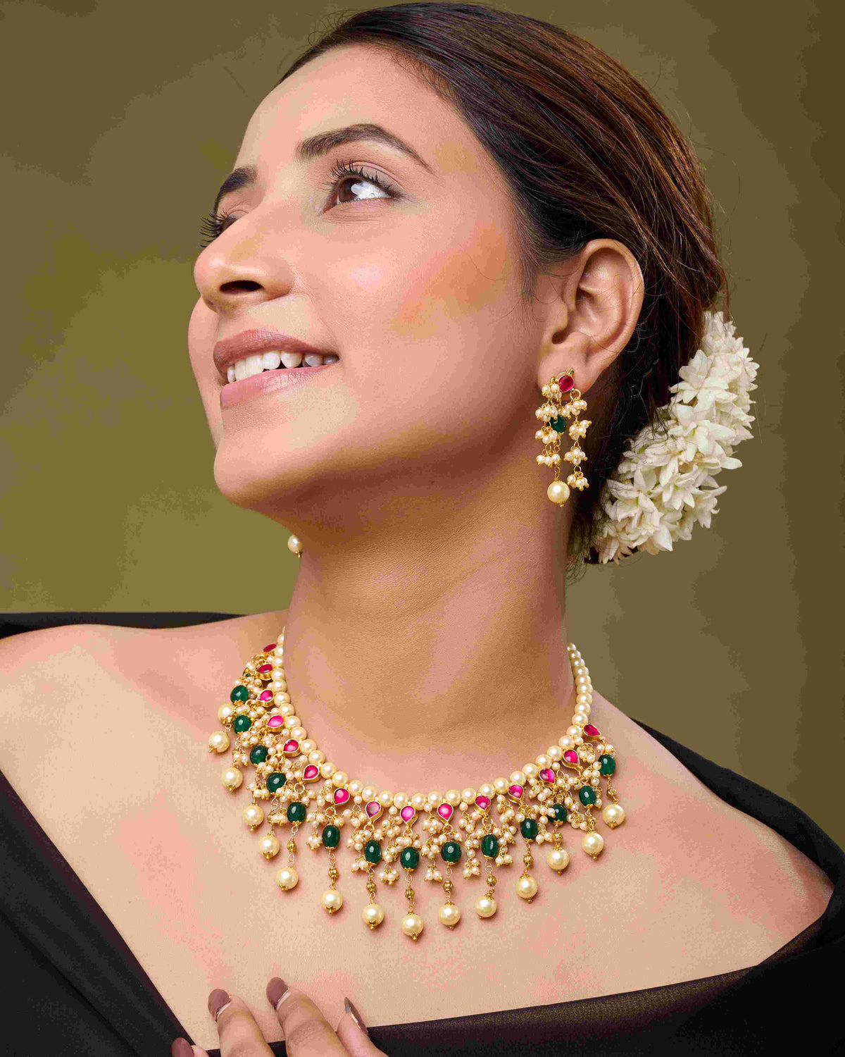Rajwada Ratna Necklace Set