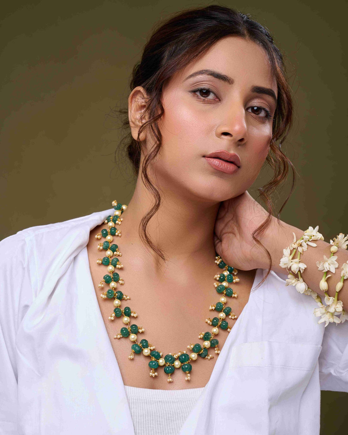 Kanaka Jyoti Pearls Necklace