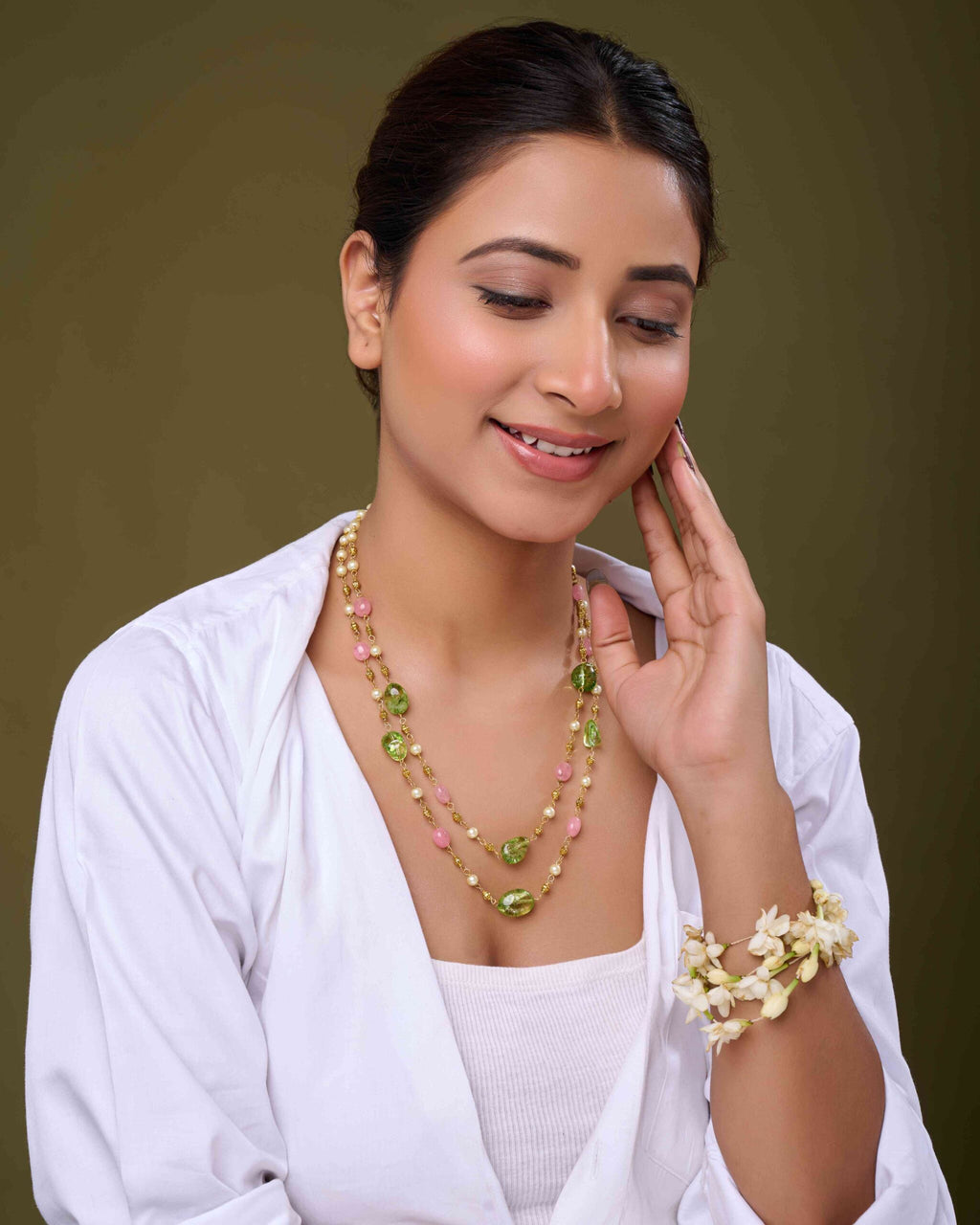Tourmaline Layers Necklace