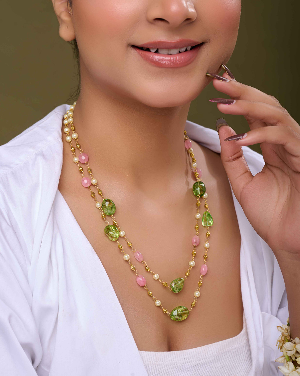 Tourmaline Layers Necklace