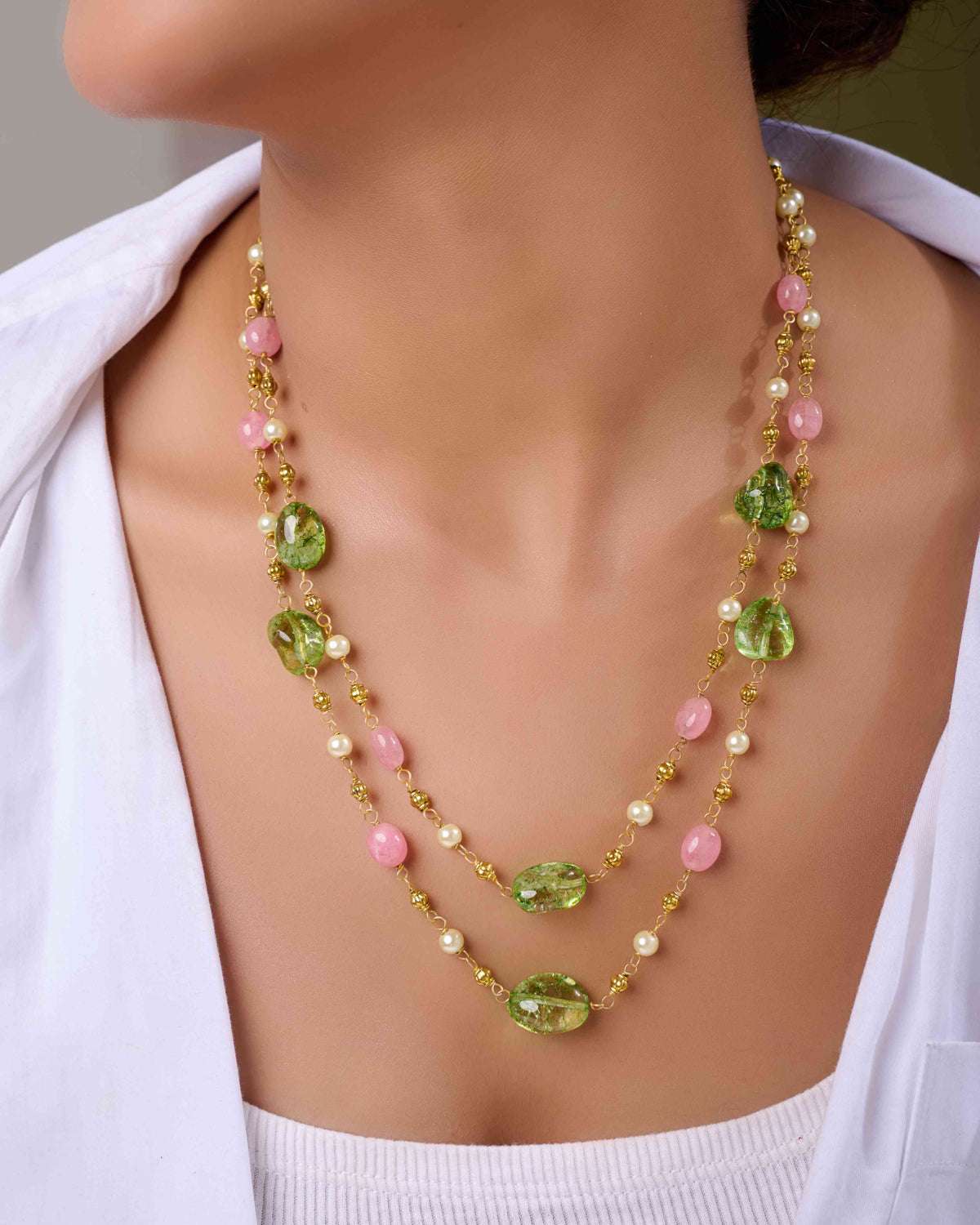 Tourmaline Layers Necklace