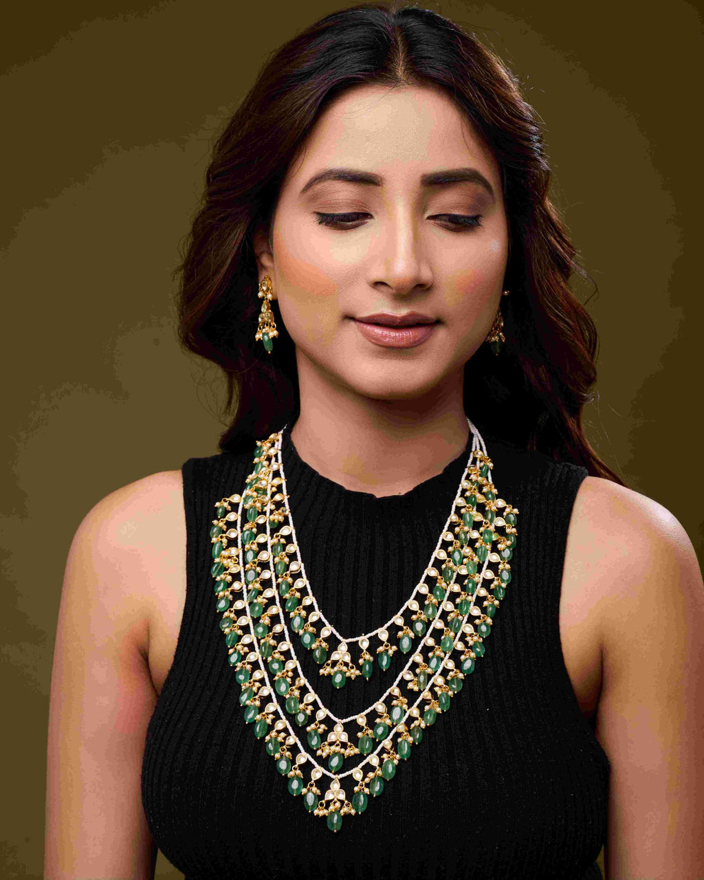 Rajwada Hara-Moti Haar Necklace Set