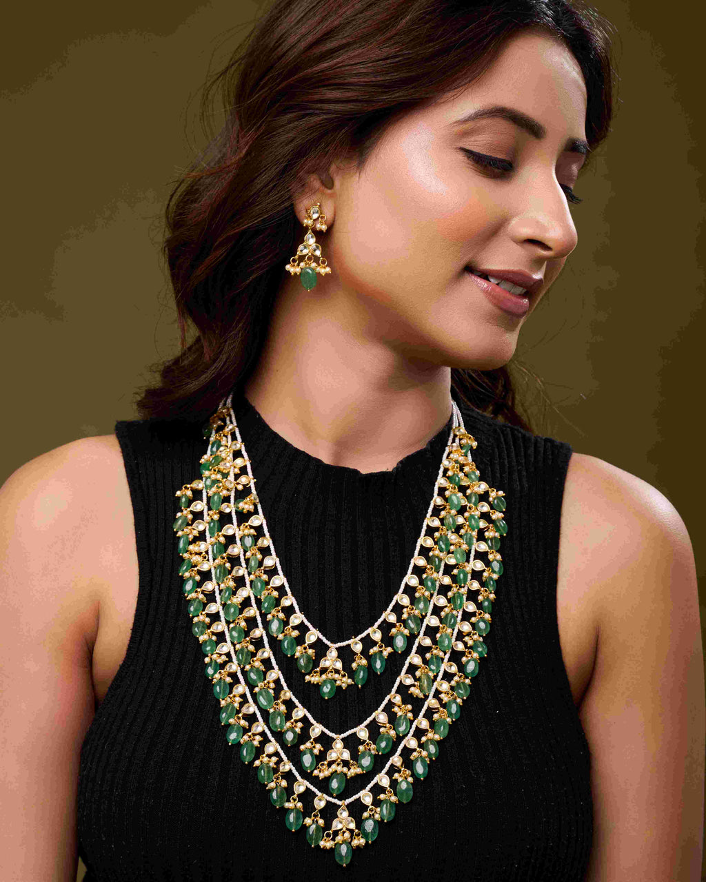 Rajwada Hara-Moti Haar Necklace Set