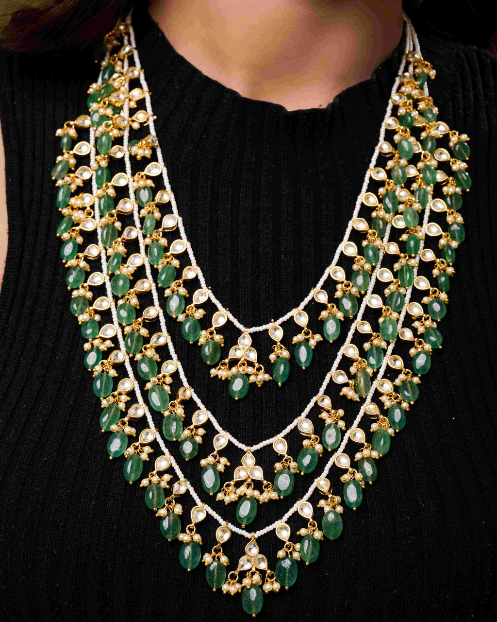 Rajwada Hara-Moti Haar Necklace Set