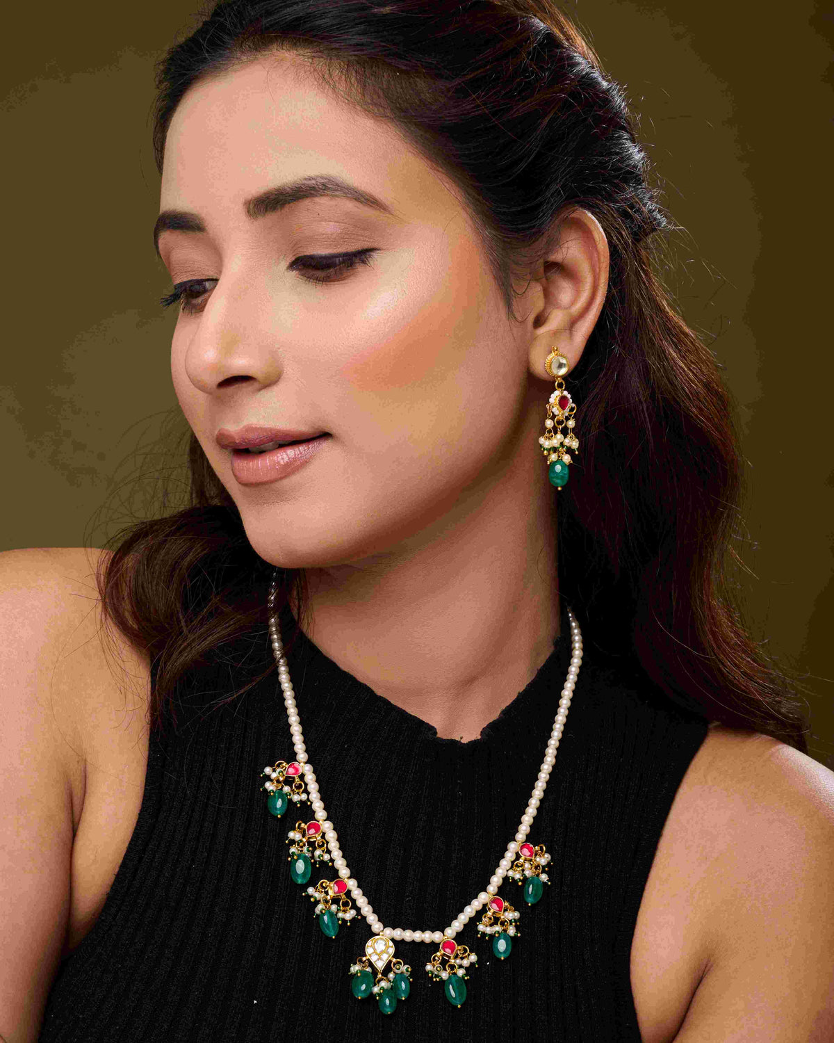 Kundan Bloom Necklace
