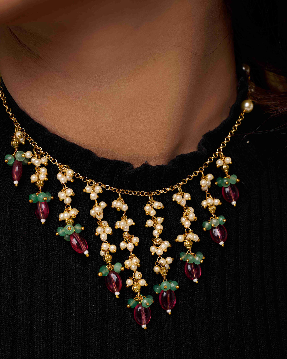 Rhodora Necklace Set