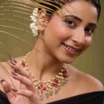 Moti-Rhodolite Jali Necklace