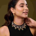 Mala-Emeraude Blush Necklace set